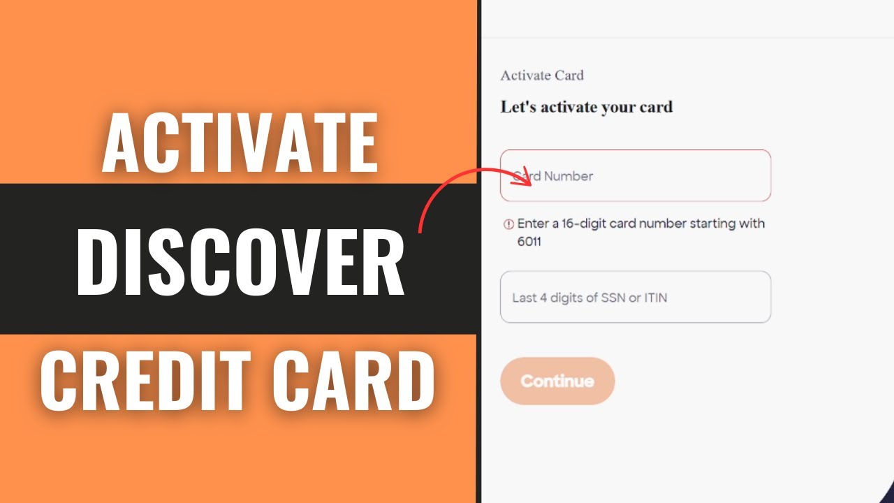 How To Activate Discover Credit Card Online