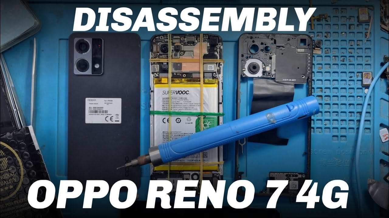 CARA BONGKAR HP RENO 7 4G | CARA BUKA BACKDOOR HP CPH2363 | DISASSEMBLY RENO 7 4G