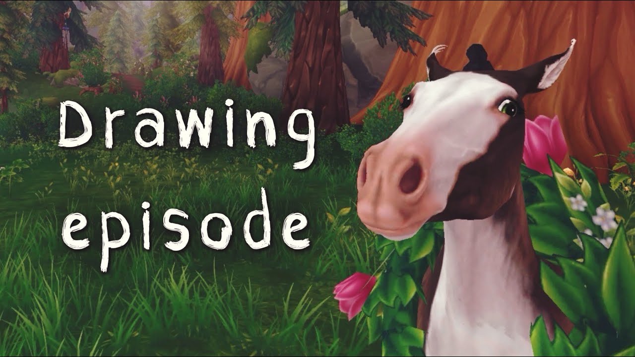 Star Stable Online: Drawing my favorite horse