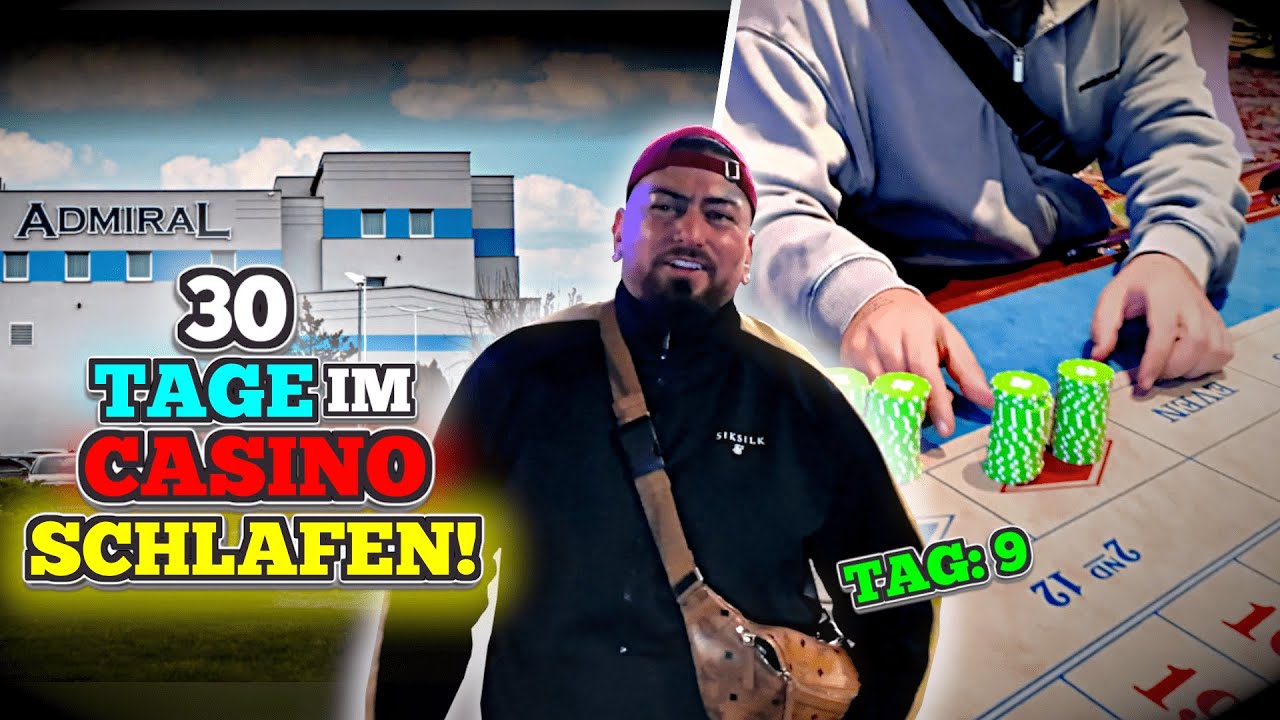 30 Tage in SPIELO schlafen!😱– Tag 9: ADMIRAL CASINO mit ROULETTE AKTION!💎 ALLES auf ROT? #VLOG