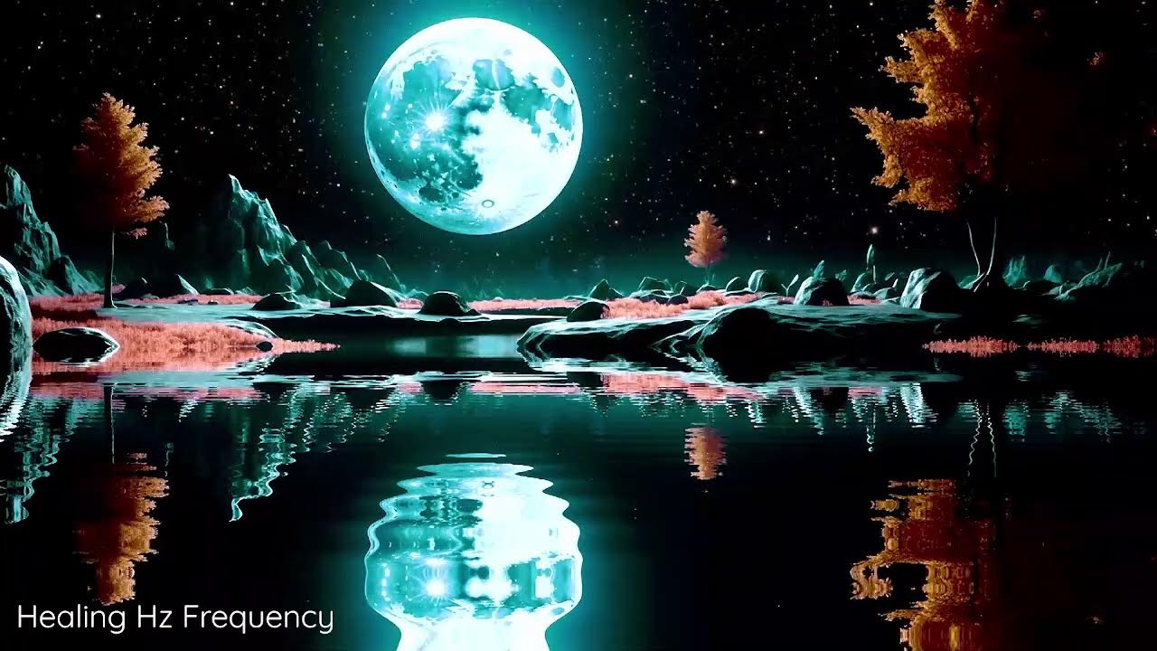 210.42 Hz Lunar Healing Vibrations, Deep Sleep Healing, Eliminate Subconscious Negativity, Rest Easy
