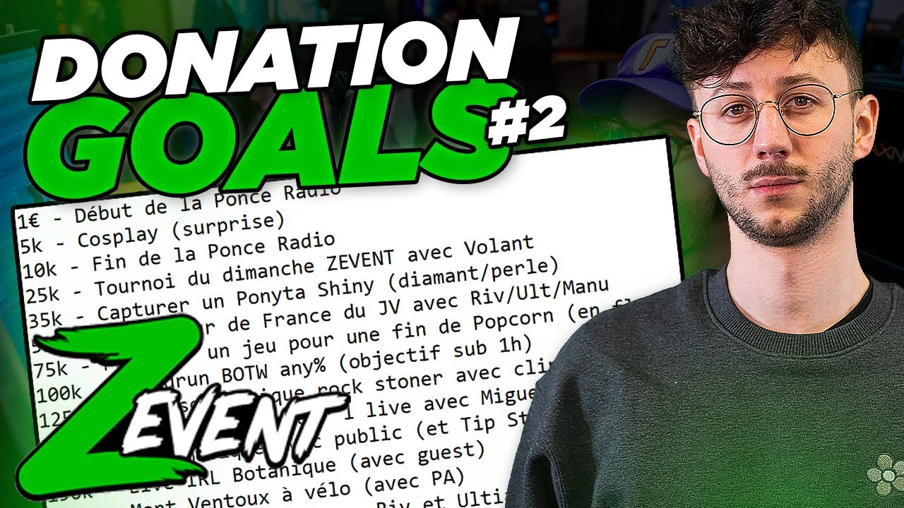 MES DONATION GOALS DU ZEVENT 2021 #2 - PONCE REPLAY 23/10/21