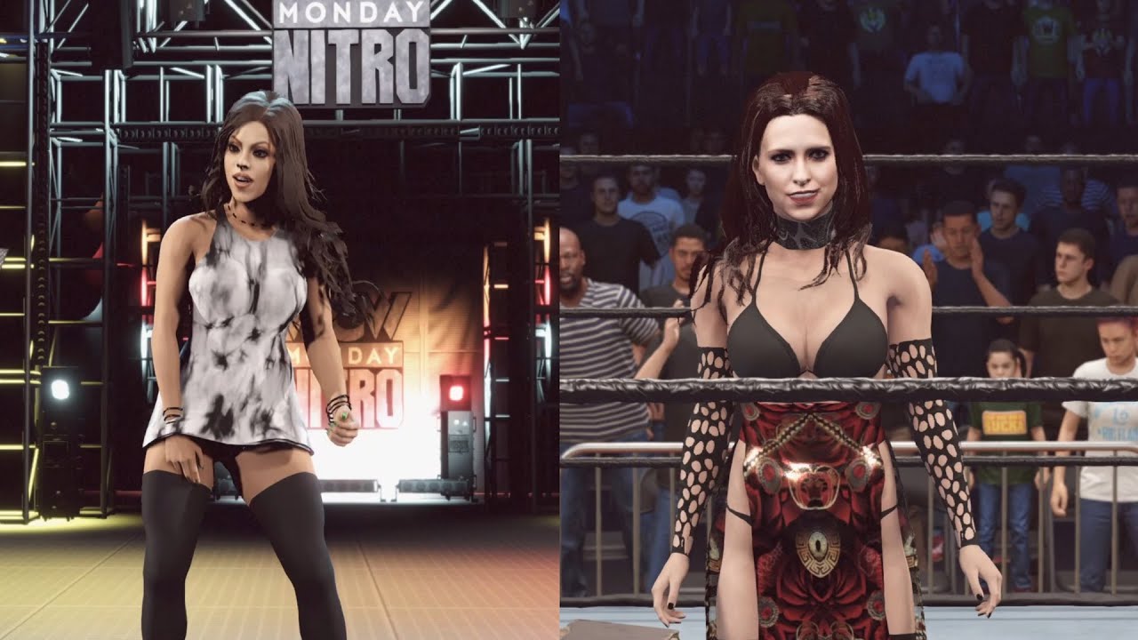 WWE 2K22 PC Mod - Jennifer Love Hewitt VS Britney Amber - Gameplay