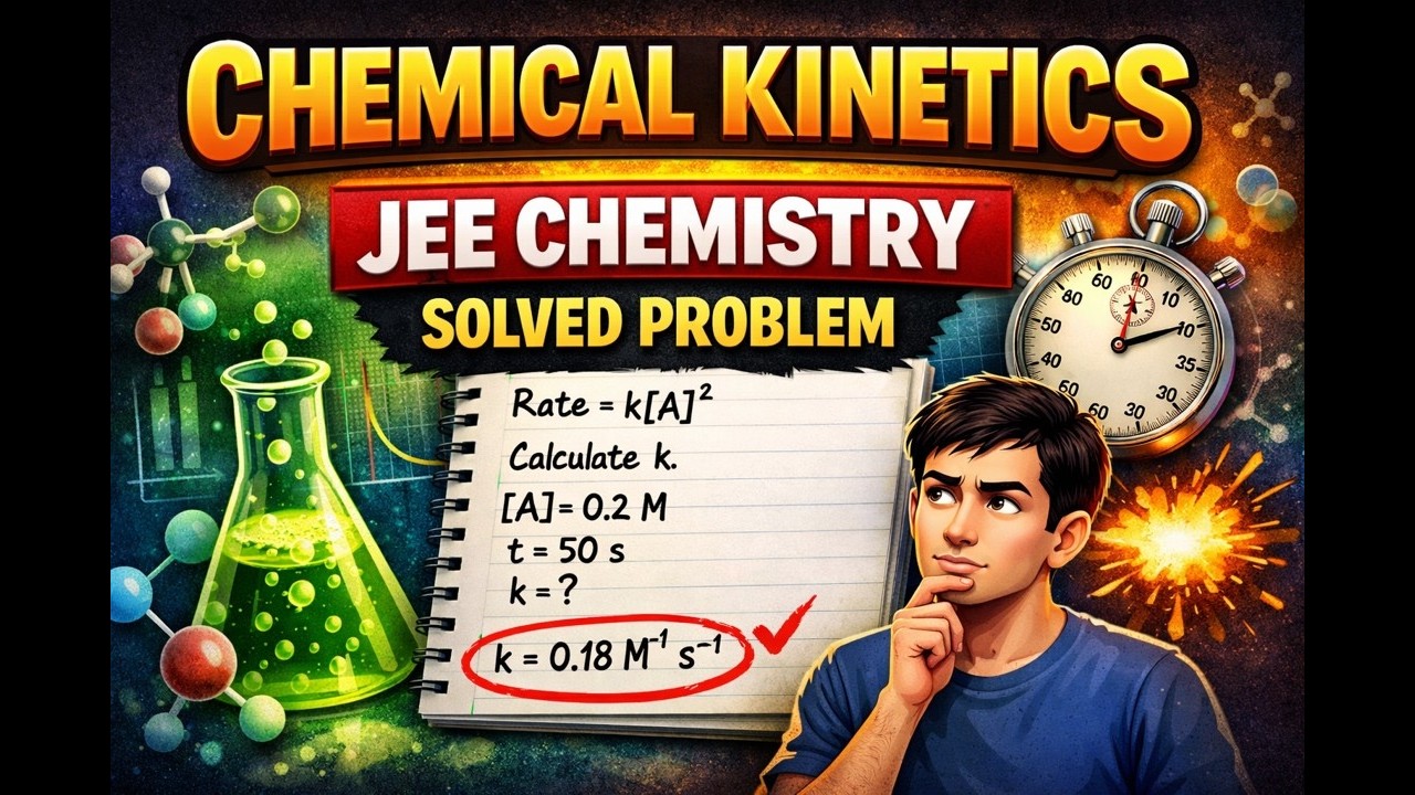 Chemical kinetics #jeemains #jeechemistry