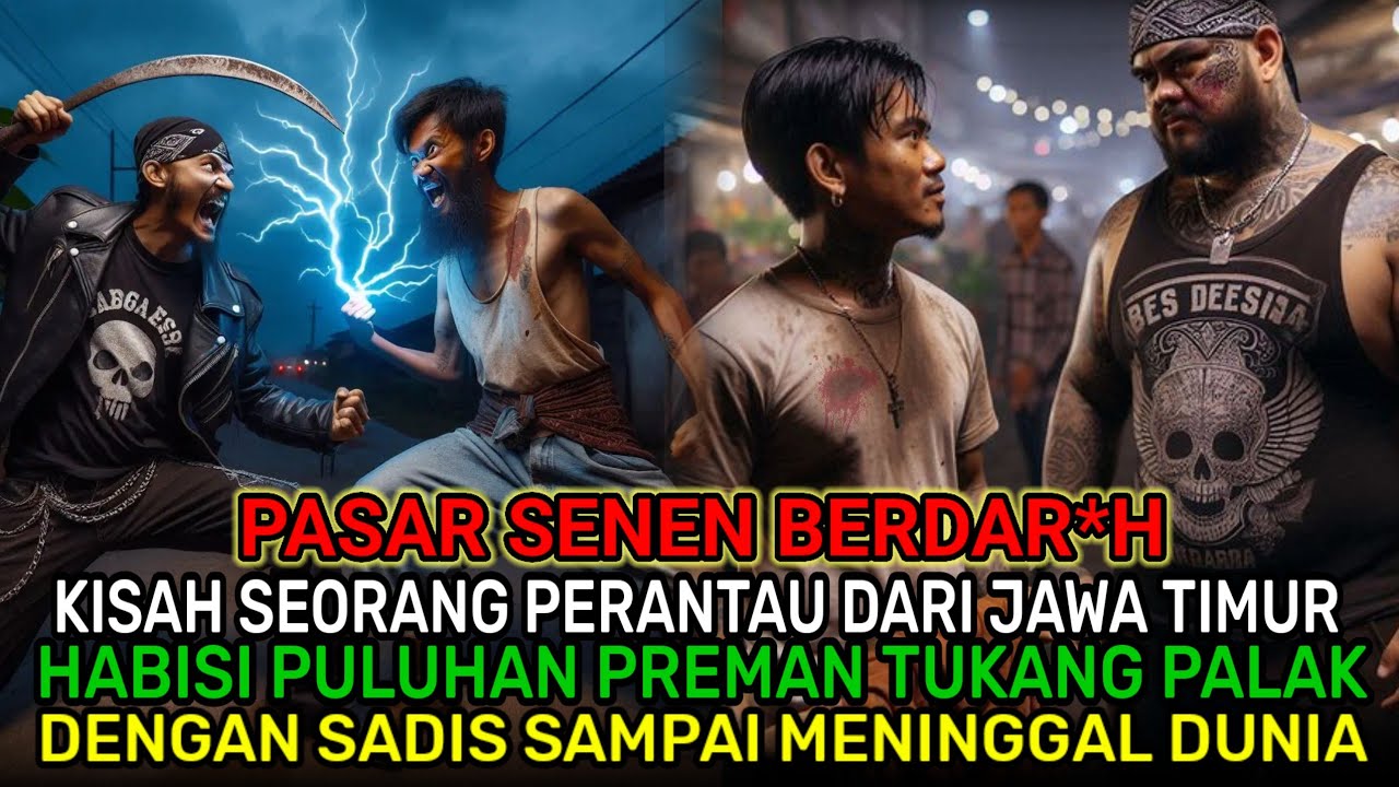 KISAH PENJUAL DAGING YANG MEMB4NTAI PULUHAN PREMAN PASAR SENEN SENDIRIAN SAMPAI MENINGGAL DUNIA