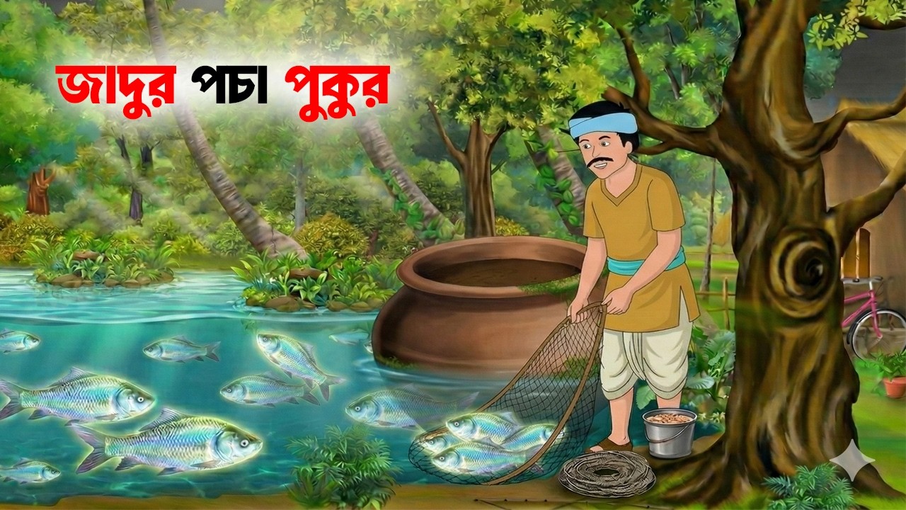 পচা খালে মাছ চাষ | Bengali cartoon| moral story| Bangla moral story|