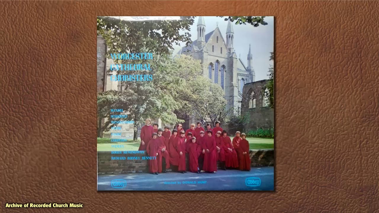 “The Choristers of Worcester Cathedral”: Worcester Cathedral 1976 (Donald Hunt)