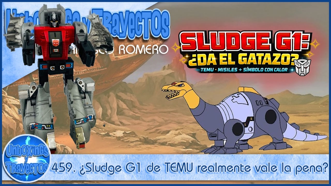 459. ¿Sludge G1 de TEMU realmente vale la pena? 🦕Dinobot clásico, y misiles prohibidos 😳