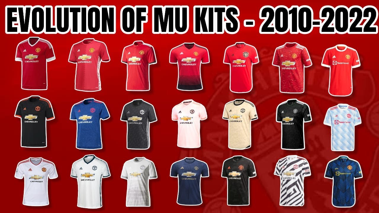 The Evolution Of Manchester United Kits, Jersey Manchester United Dari Masa Ke Masa 2010-2022