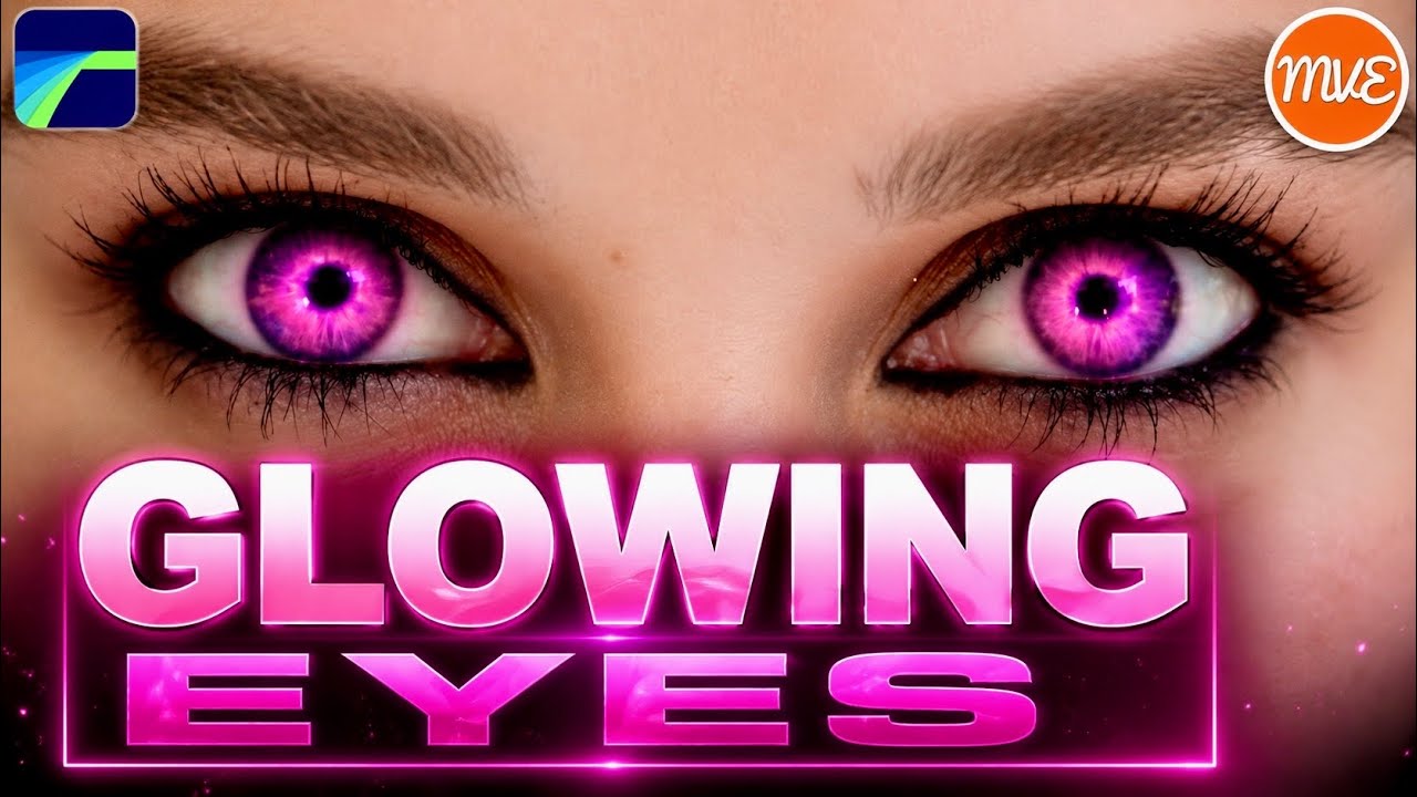Glowing Eyes Effect, Tutorial - LumaFusion - Blend Modes (iOS, Android, ChromeOS)