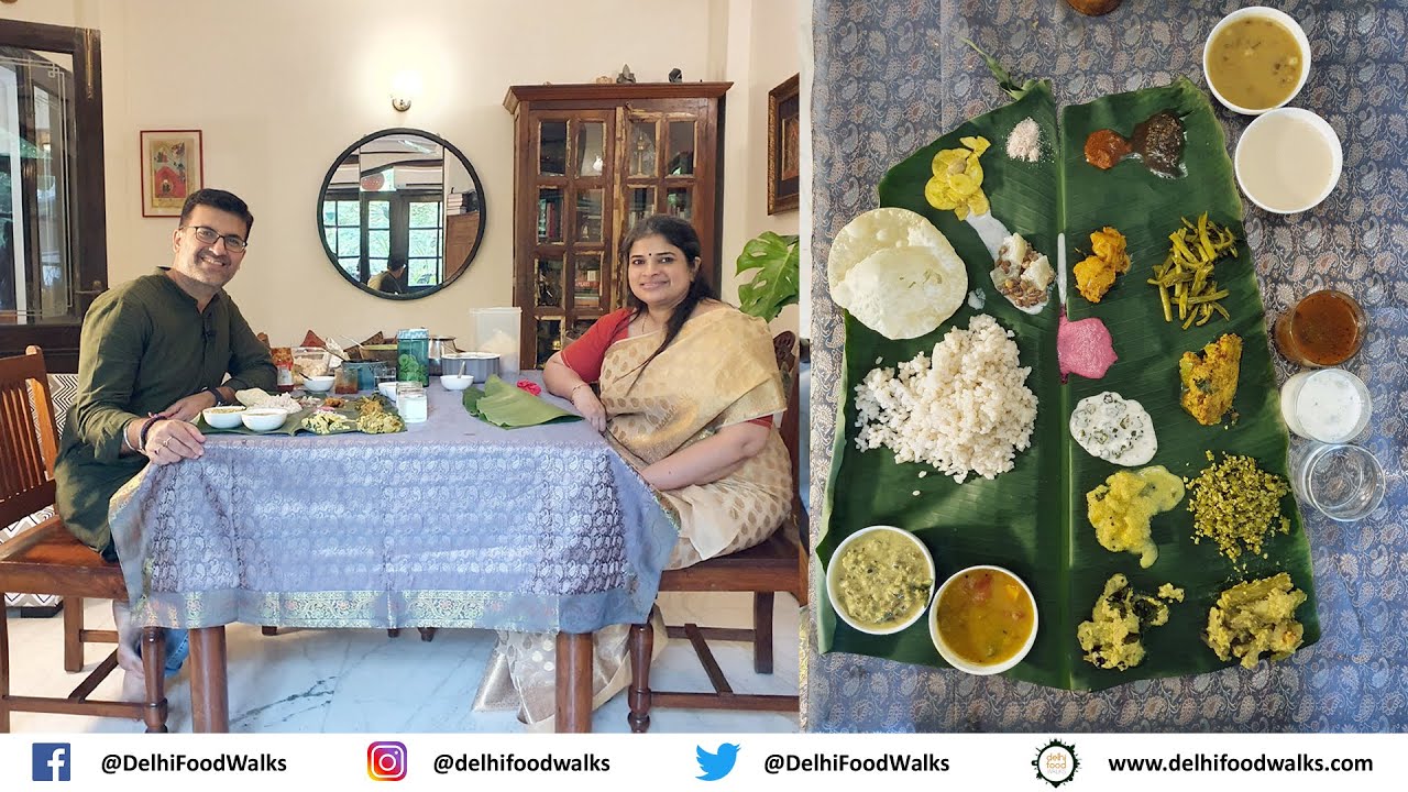 World famous ONAM SADHYA -- 25 + Items in One Banana Leaf I KERALA Special Home Food in Delhi