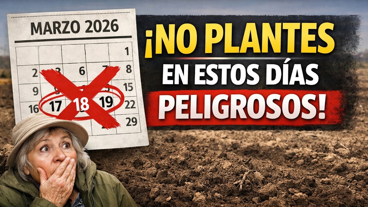 Los PEORES Días de Marzo 2026 Para Tu Huerto 🗓️ ¡No Siembres ni Trasplantes AQUÍ!