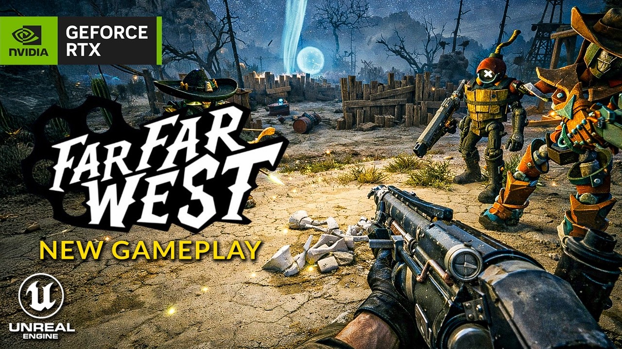 FAR FAR WEST New Gameplay Demo 13 Minutes 4K