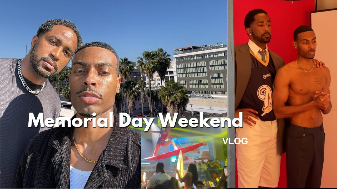 Memorial Day Weekend Vlog| Photoshoot| Penthouse Hollywood Day Party| BBQ