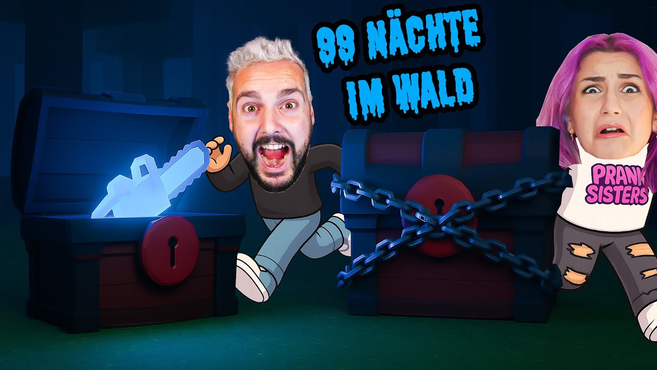 GLÜCKSRAD ENTSCHEIDET OB KAAN ODER DANIA DIE TRUHEN ÖFFNEN DARF! 99 Nächte im Wald Roblox