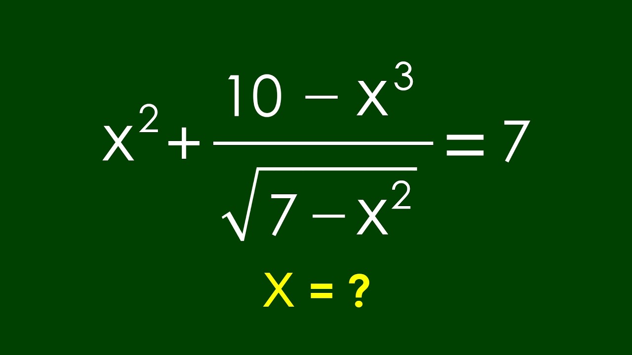 Germany | A Nice Math Olympiad Algebra Problem