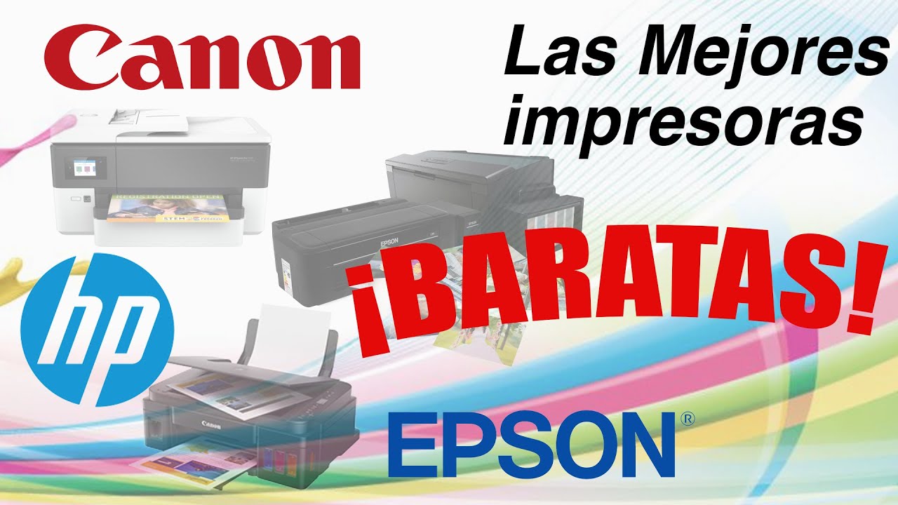 Impresoras de tinta BUENAS y BARATAS (Opinión).