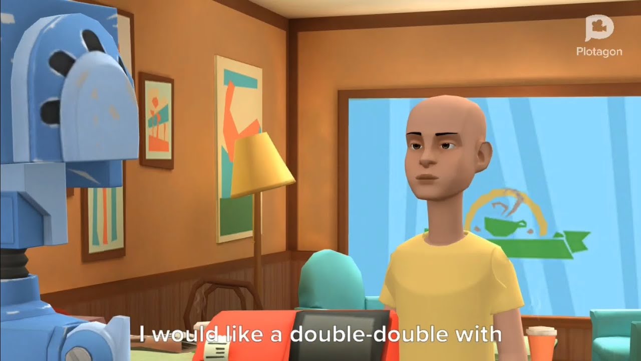Caillou Behaves at In-N-Out Burger/Ungrounded