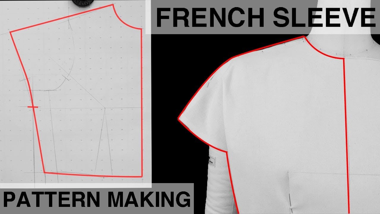 PATTERN MAKING | FRENCH SLEEVE | HOW TO DRAFT STEP BY STEP