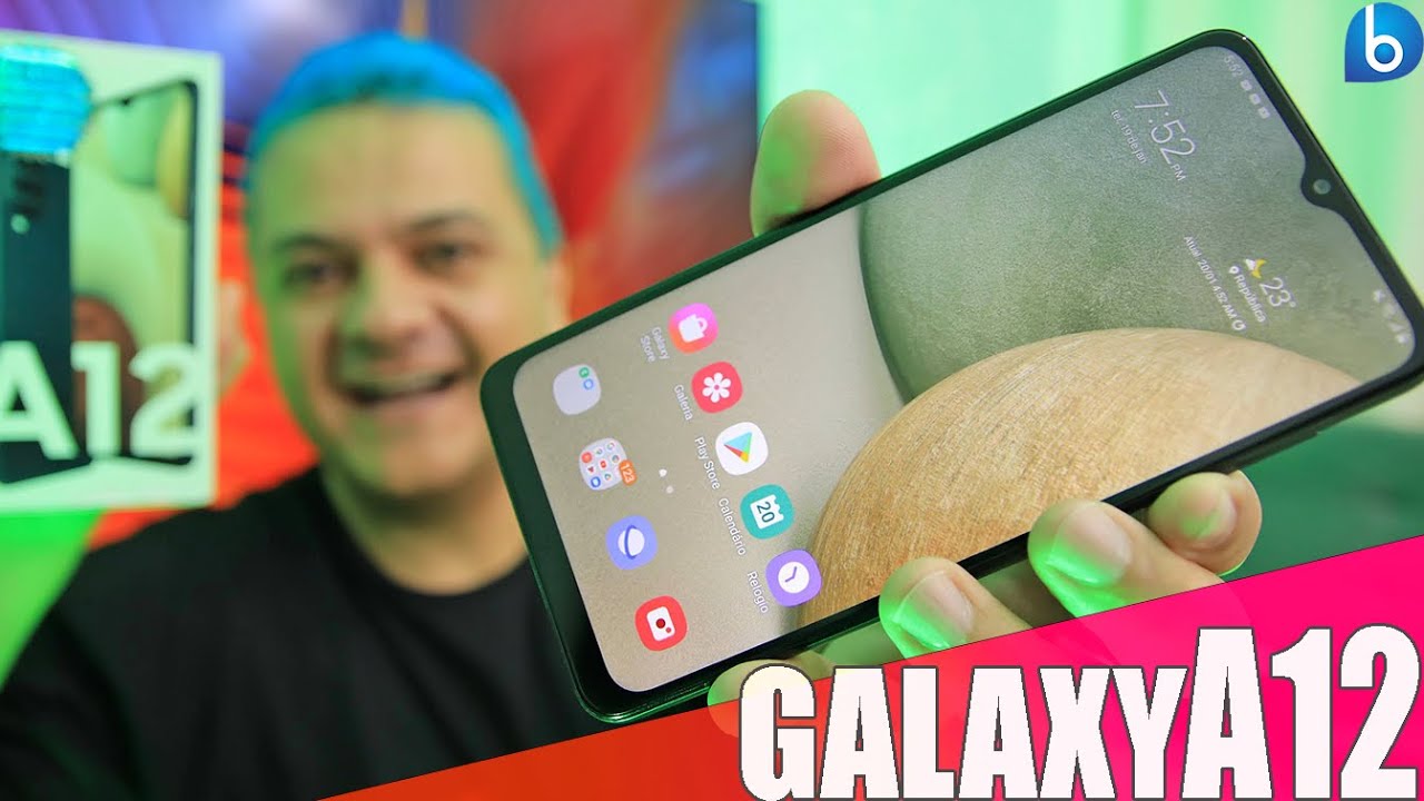 Novo GALAXY A12 | Ele JÁ TÁ NA MÃO! Unboxing e Impressões
