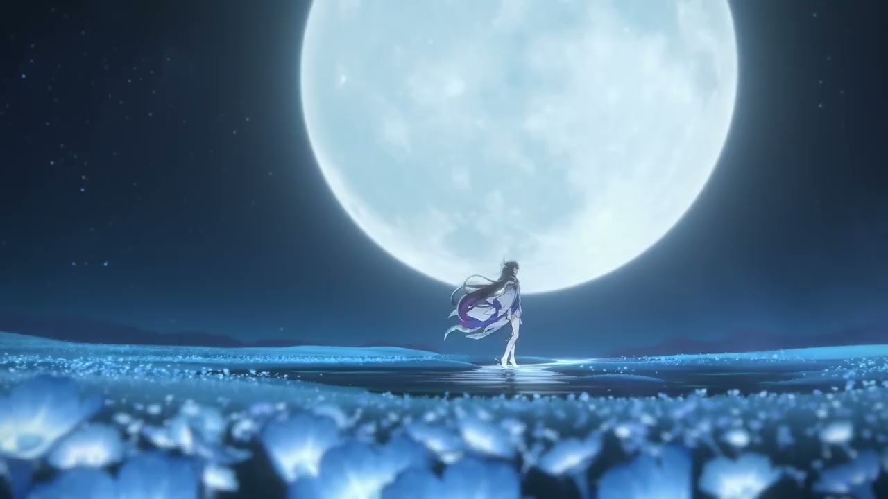 Song of the Welkin Moon | Genshin impact | Columbina Wallpaper 4k 120Fps