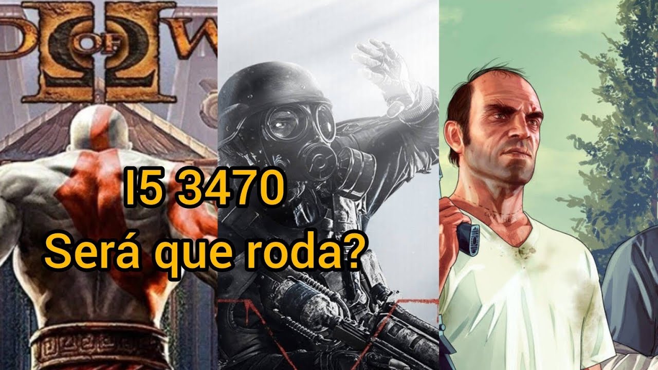 testes game  I5 3470 - 8gb de Ram sem placa de vídeo