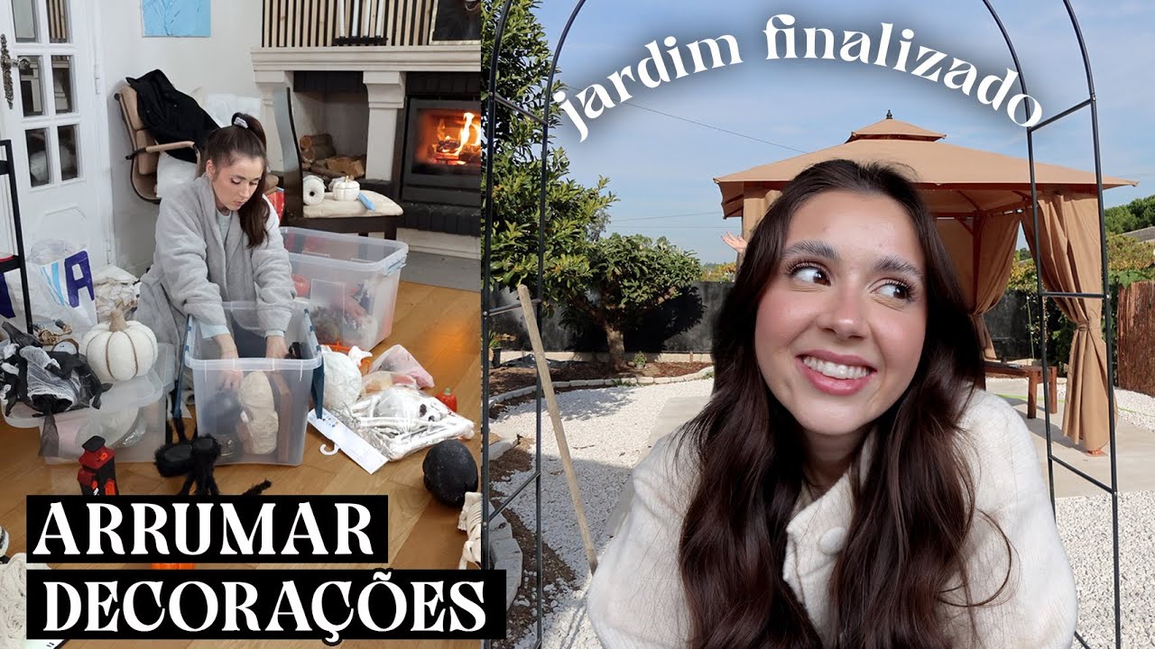 JARDIM FINALIZADO, LIMPEZAS e RETIRAR DECORAÇÕES | Joana Gentil
