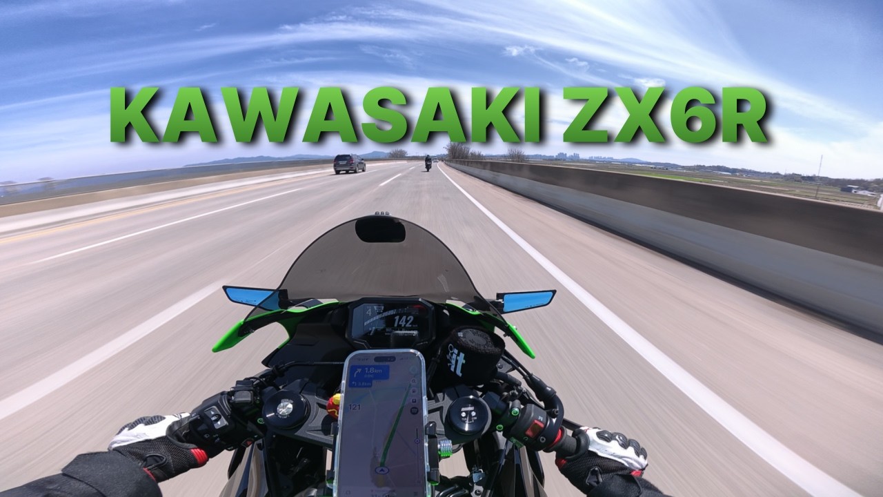 바이크 타고 청주 투어 다녀왔습니다!🌳🌤️ㅣ가와사키 ZX6R