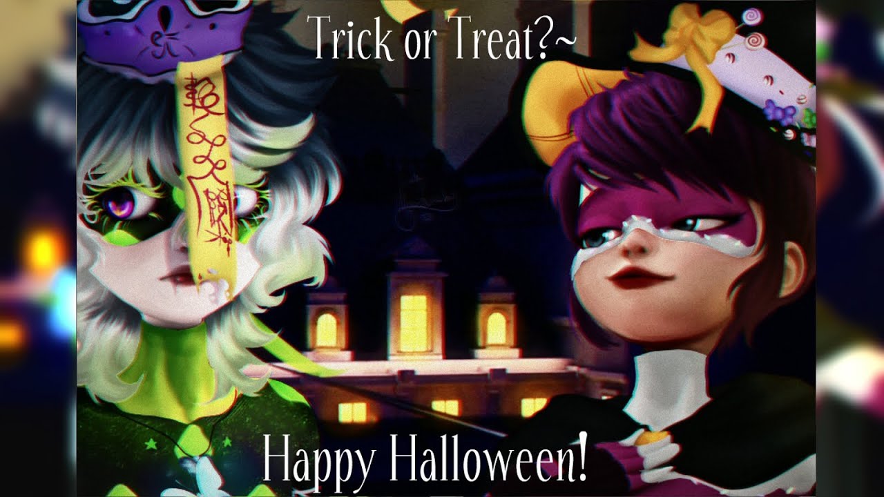 Miraculous LadyBug SpeedEdit: Trick or Treat? 🎃✨ | Lady Neudacha & Candy Girl|