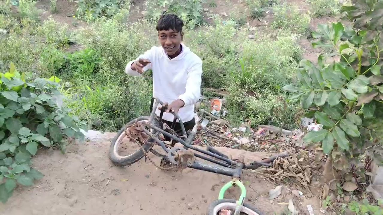 PRINCE AUR MAINE AAJ CYCLE KO FAKE DIYA 