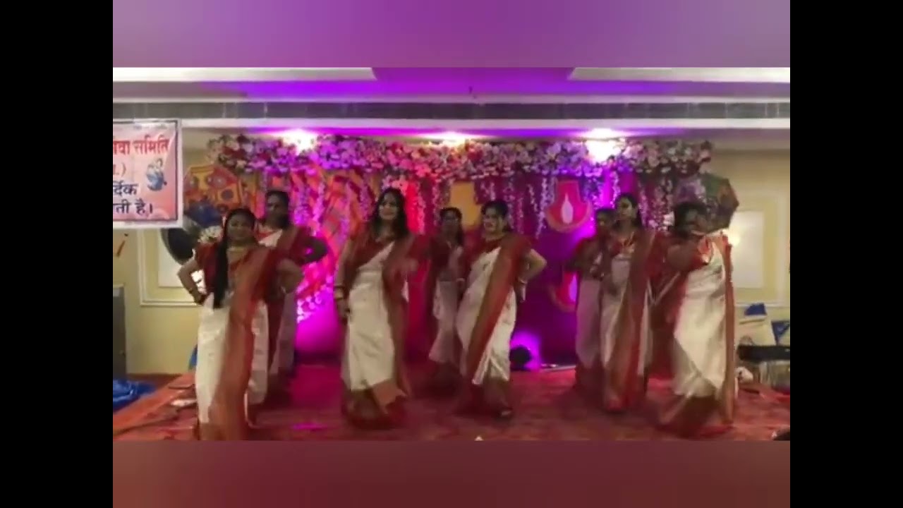 bengali theme | bengali dance performance | bengali dress up | bengali makeup | bengali look
