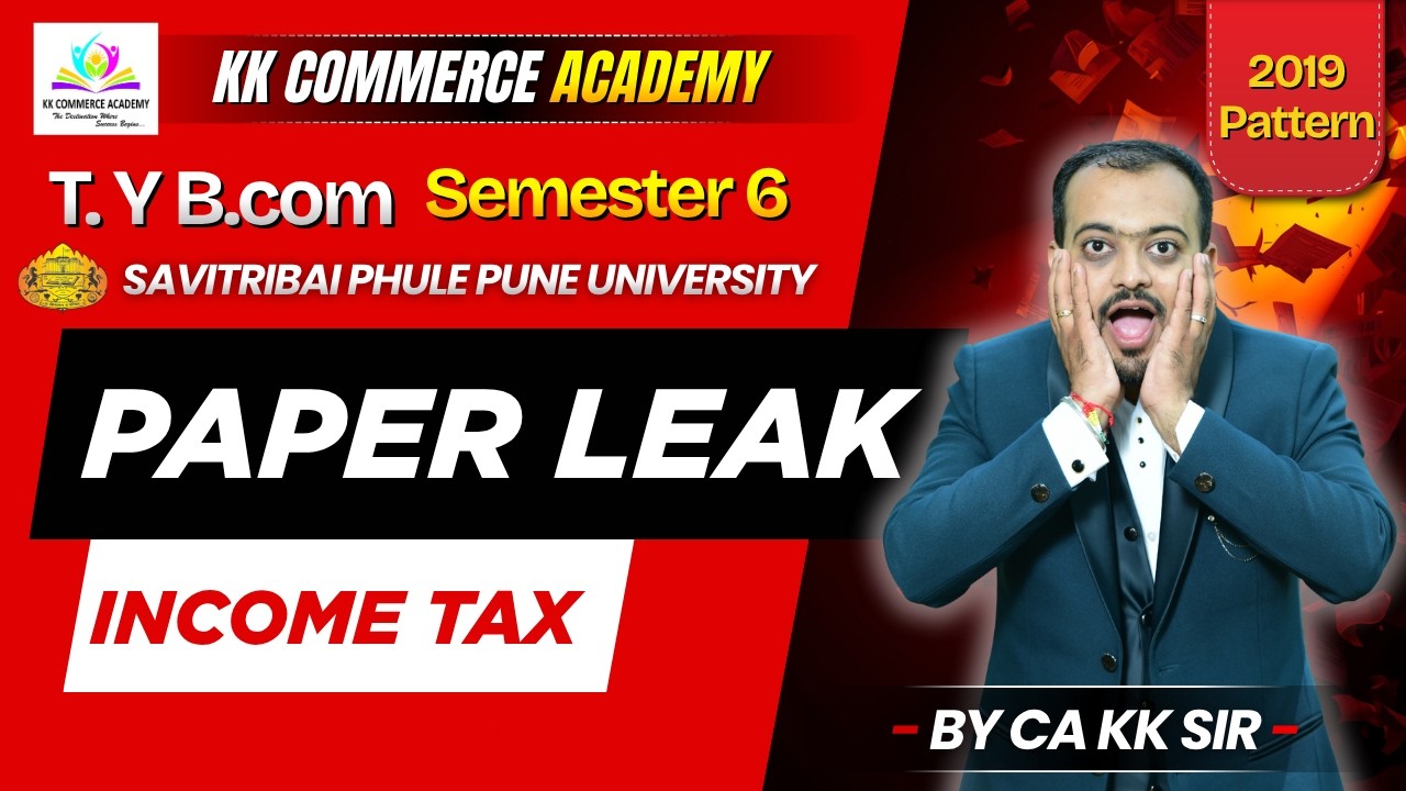 Taxation II 🔥 | TY BCom Sem 6 | Paper Leak Series | Most Important Questions 2026 🚀
