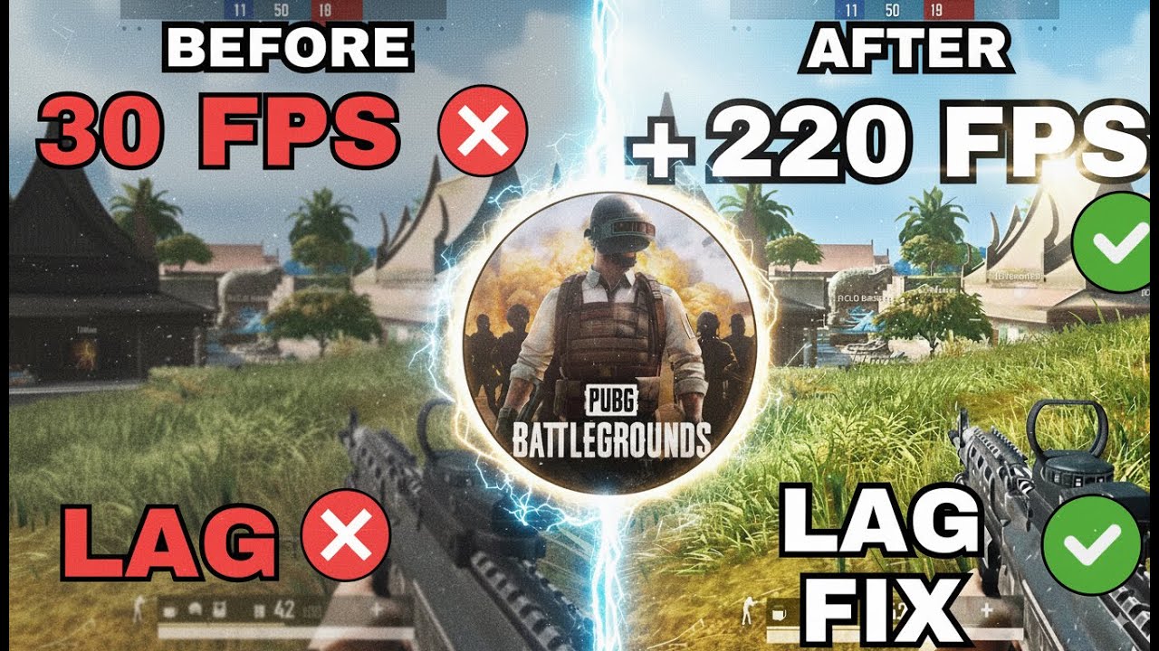 🚀PUBG FPS BOOST 2025: How to DOUBLE FPS & Eliminate Lag (Ultimate PC Guide)