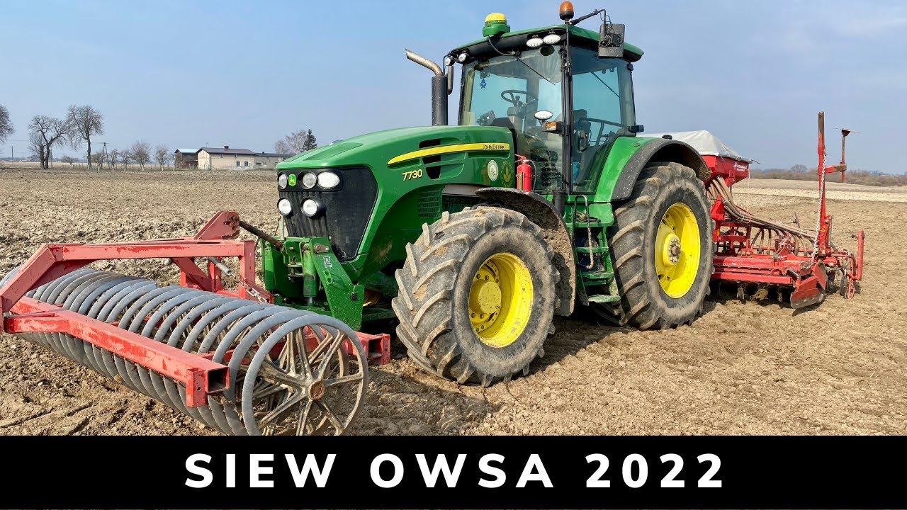 Siew owsa 2022! Owies Rambo! John Deere 7730 & Kverneland Accord
