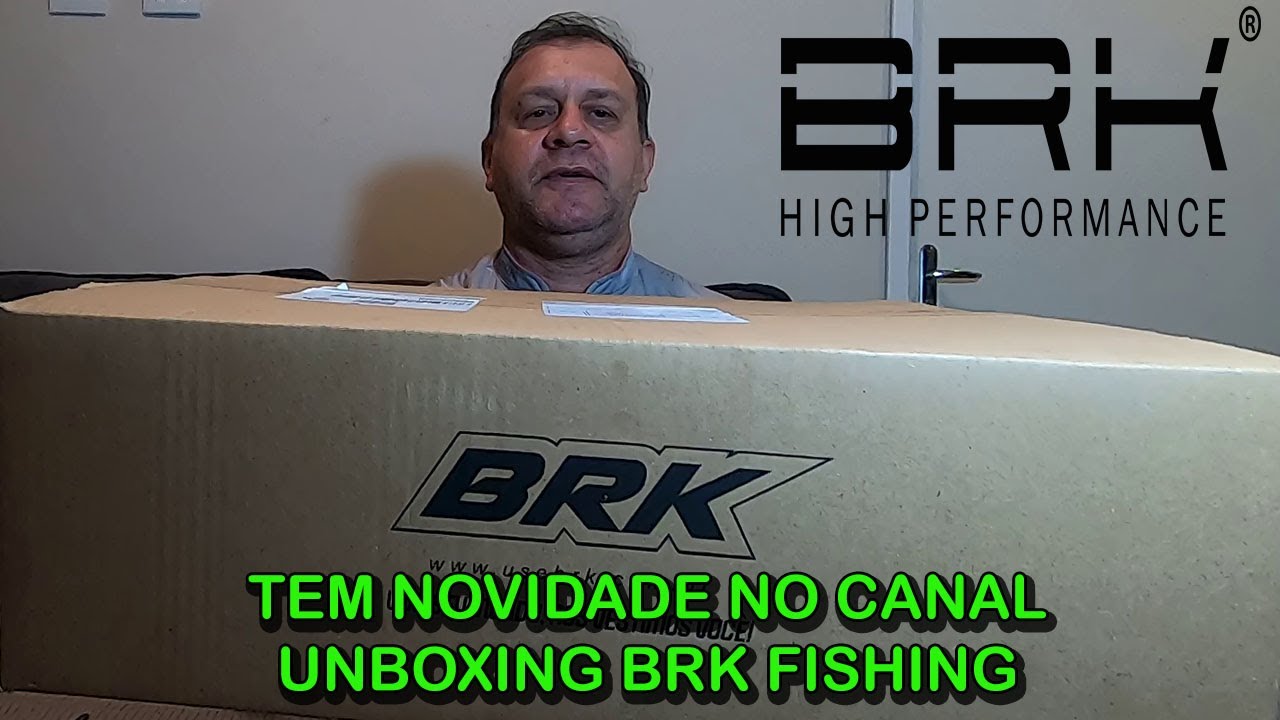 TEM NOVIDADE CHEGANDO - UNBOXING BRK FISHING
