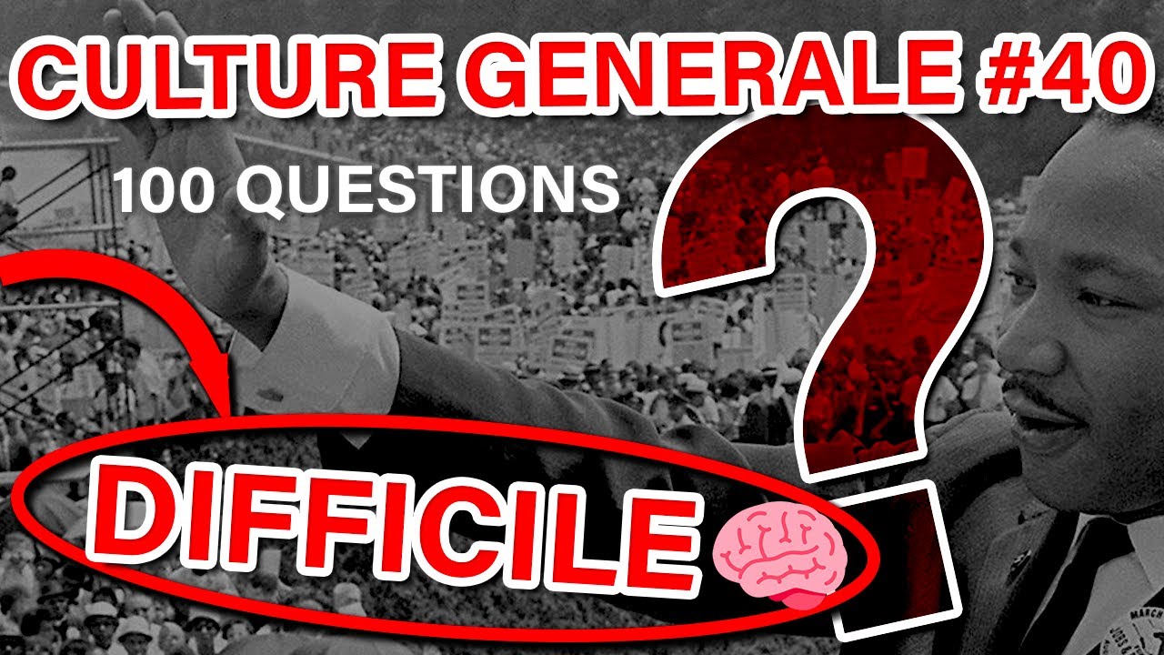 Quiz 🧠: 100 questions tr&egrave;s difficiles ! #40 #culturegenerale
