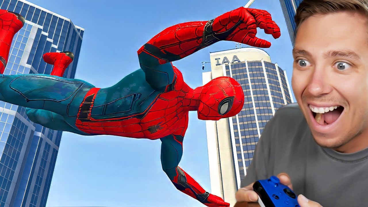 Hilarious SPIDER-MAN in GTA 5 Fails