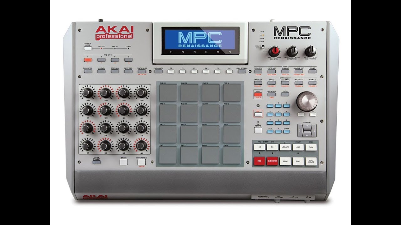 How to export songs to protools from the MPC Renaissance / Studio