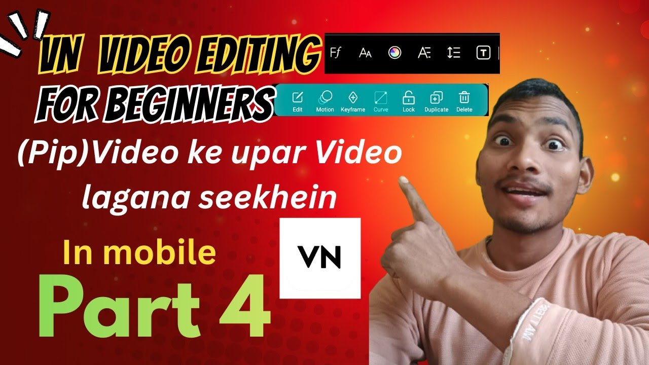 How to play video over video in Vn app | PiP ( picture in picture) 📷 ⚡