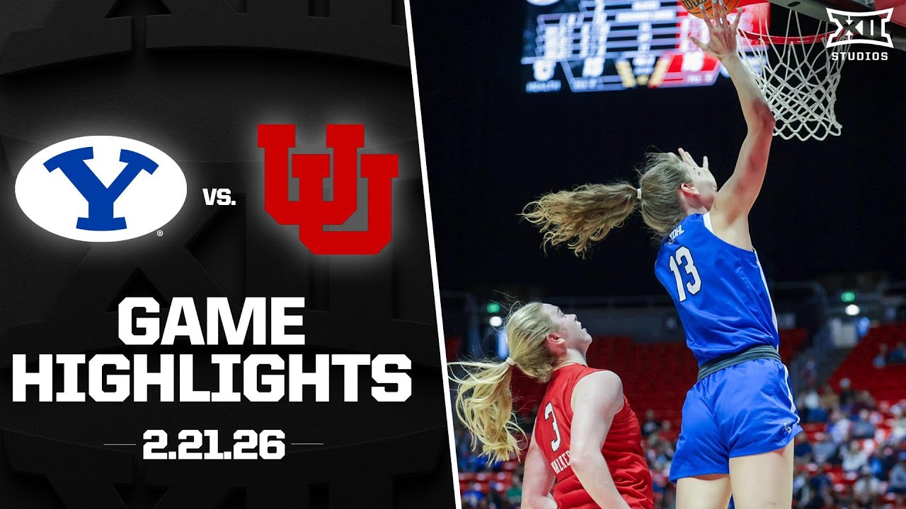 BYU vs. Utah Game Highlights | 2025-26 Big 12 Women’s Basketball