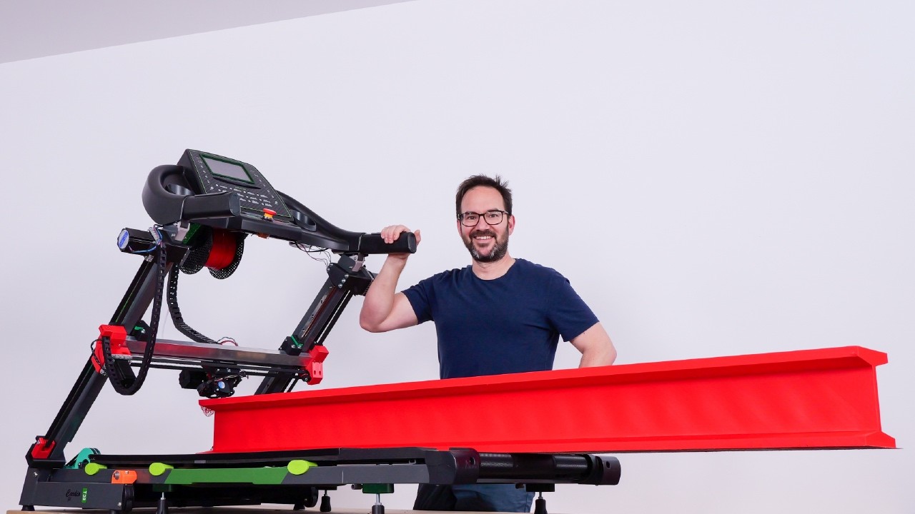 We made a Treadmill into a 3D printer!! - w/ Proper Printing