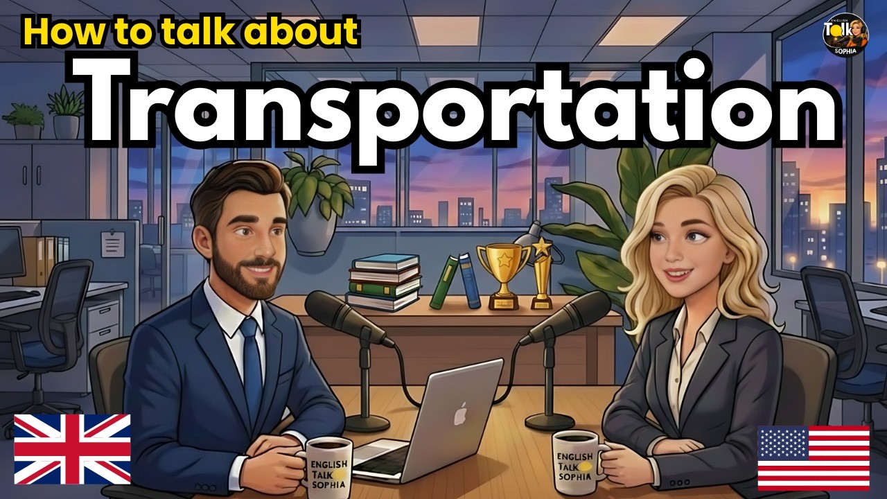 How to Talk About Transportation in English | English Conversation Practice