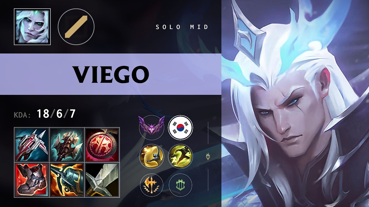 Viego Mid vs Yone - KR Master Patch 26.15
