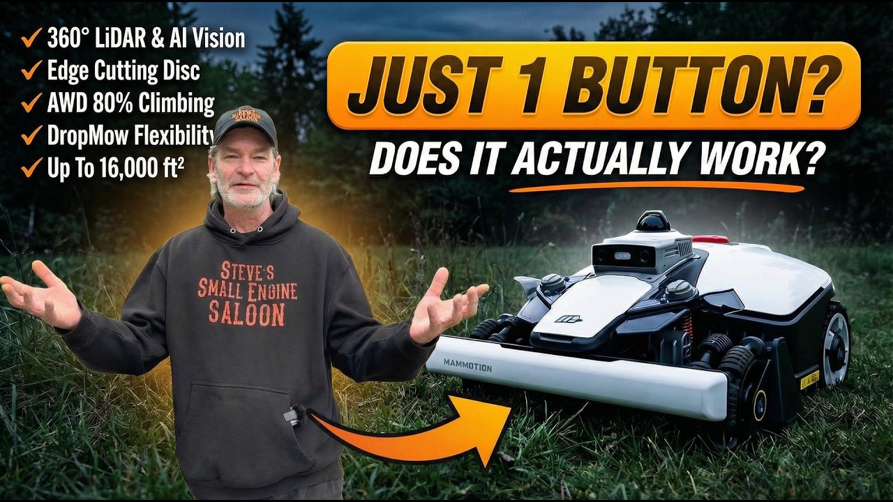 Mammotion LUBA mini 2 AWD 360&deg; LiDAR Dual Camera AI Vision