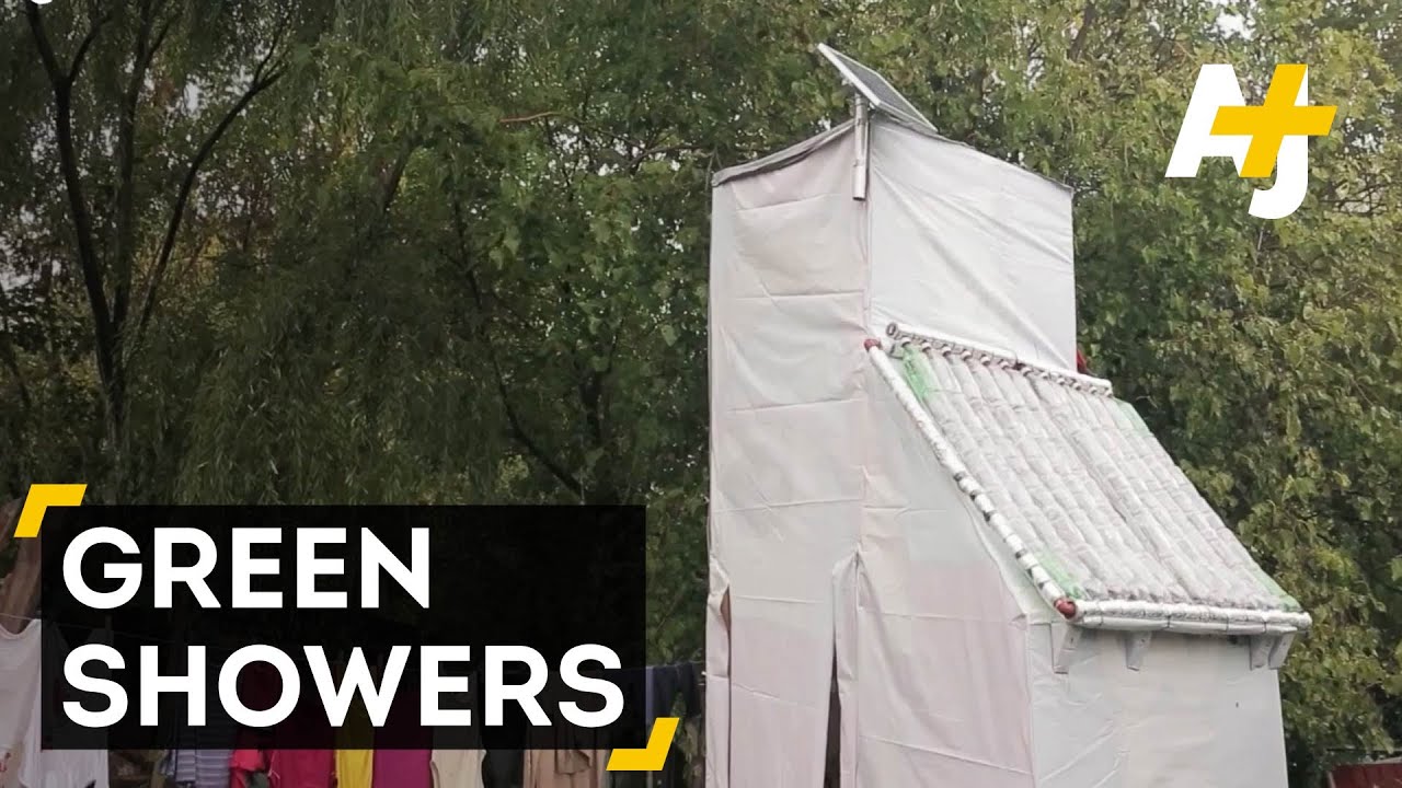 Hot Water Showers Made Of Recycled Materials