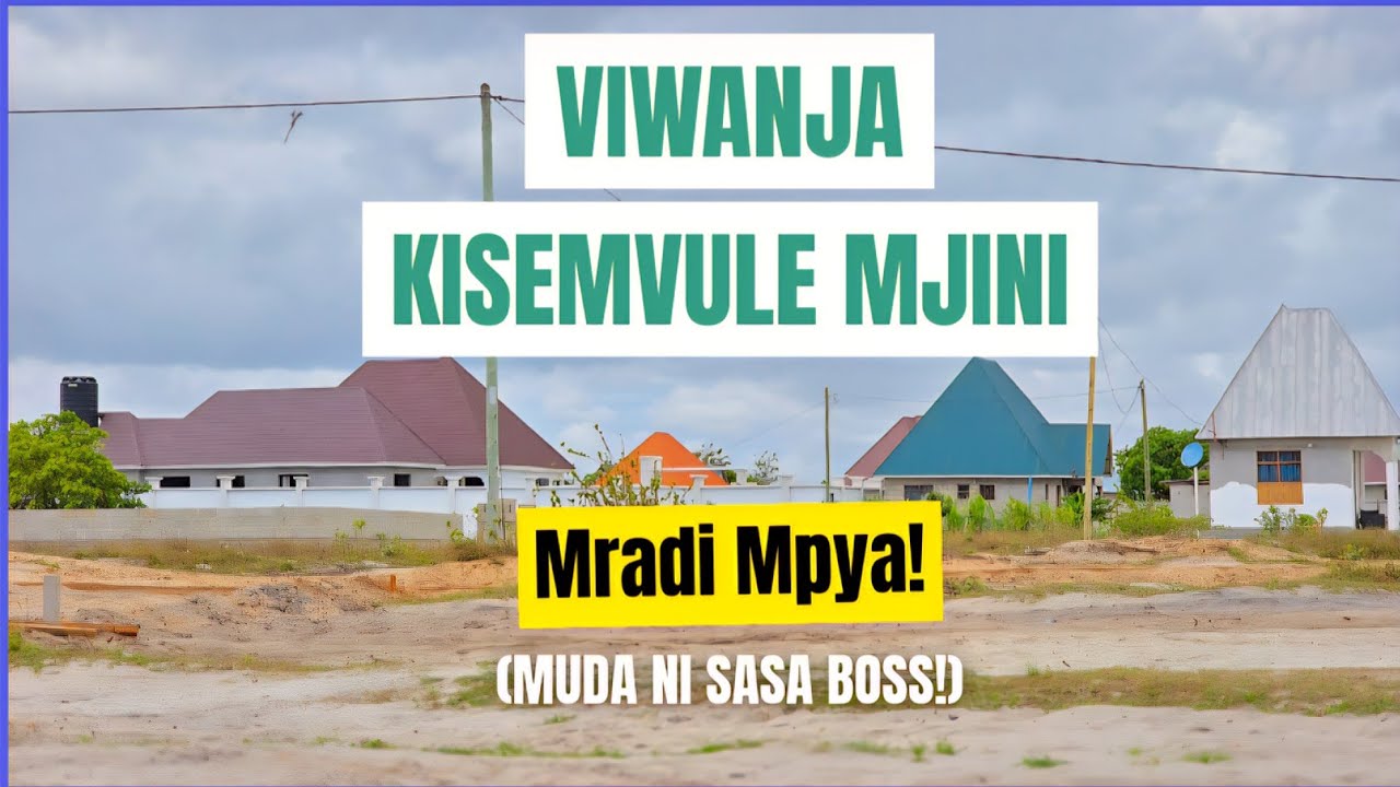 Viwanja Vizuri Vya Kujenga Nyumba ya Ndoto yako Kisemvule Mjini Tsz. 6,500,000/= tu
