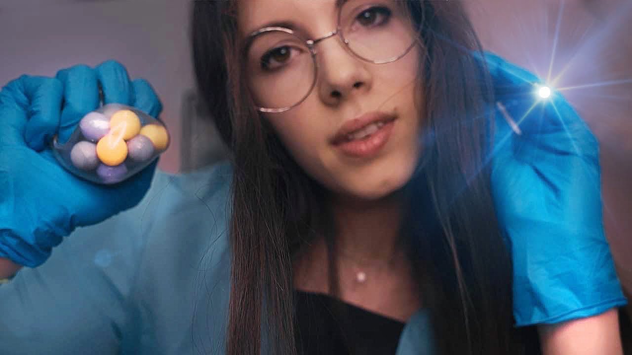 ASMR | Cranial Nerve Exam Laying Down (95% Will Sleep😴)