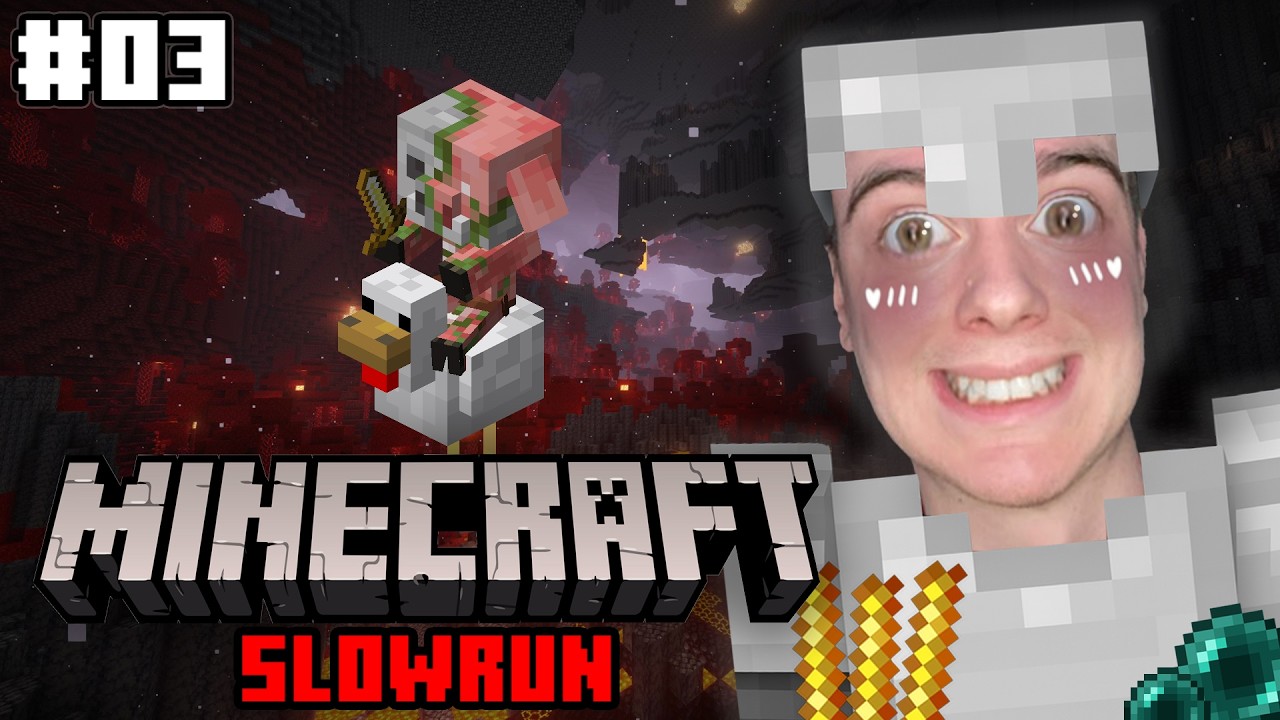 JSEM NOVÝ MAJITEL NETHERU 🔥⚔️ | MINECRAFT SLOWRUN #03