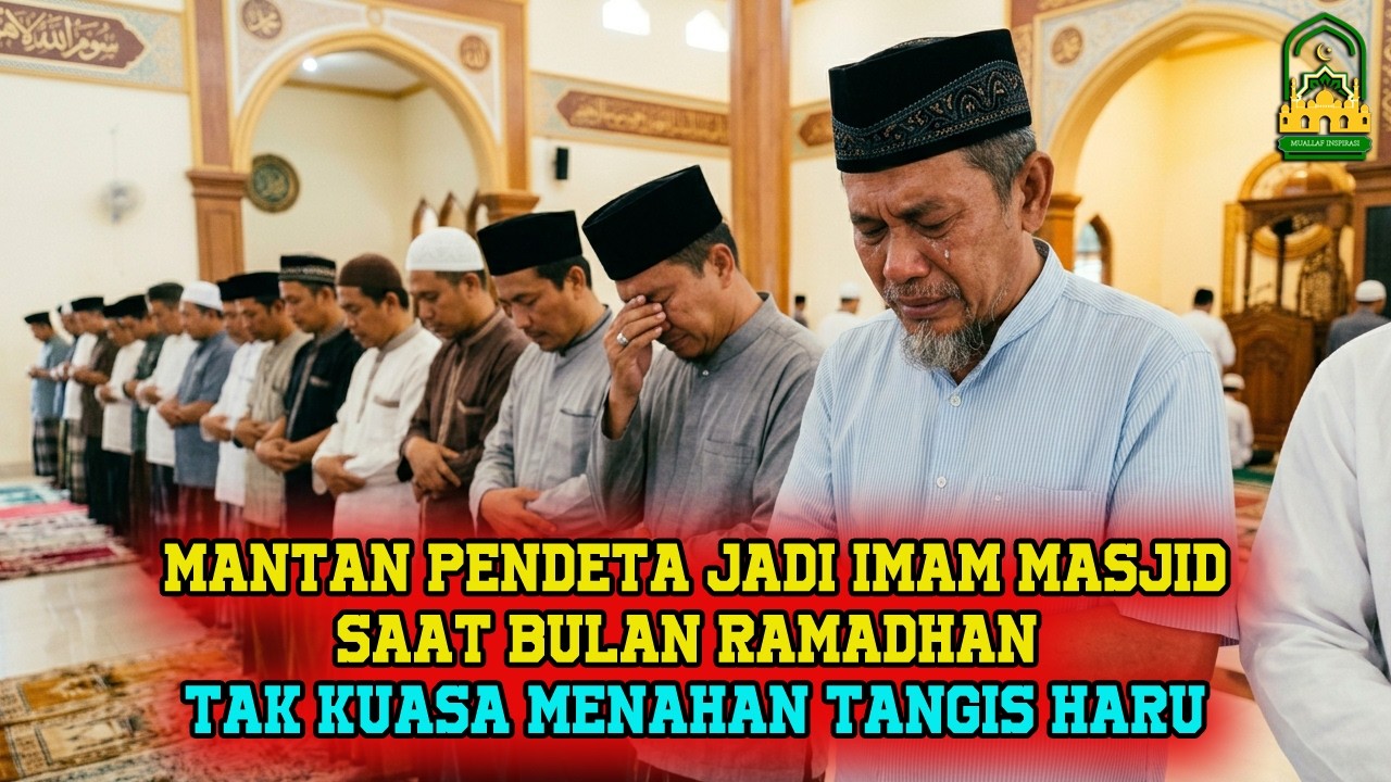 KISAH PALING SEDIH ! DULU PENDETA SEKARANG JADI IMAM MASJID DIBULAN RAMADHAN