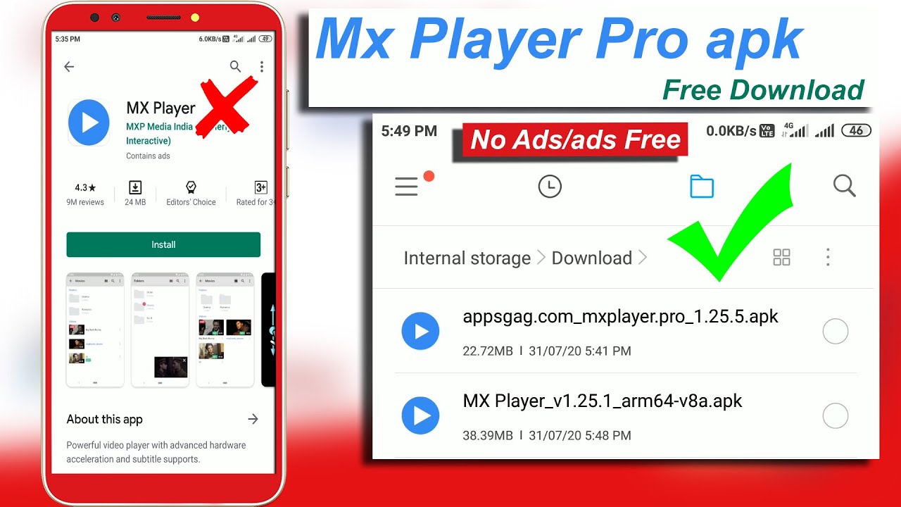 Mx Player Pro Free Download Latest Version | How To Download Mx Player Pro | By Iltaf Technical